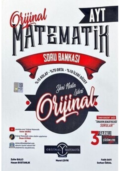 Orijinal Ayt Orijinal Matematik Soru Bankası - 2024