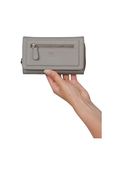 Mft Leather Hakiki Deri Kadın Cüzdan Vanilla 2716 Flother Mat Vizon