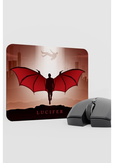 Lucifer V5 22x18 Gaming Kauçuk Kaymaz Taban Mouse Pad Fare Altlığı