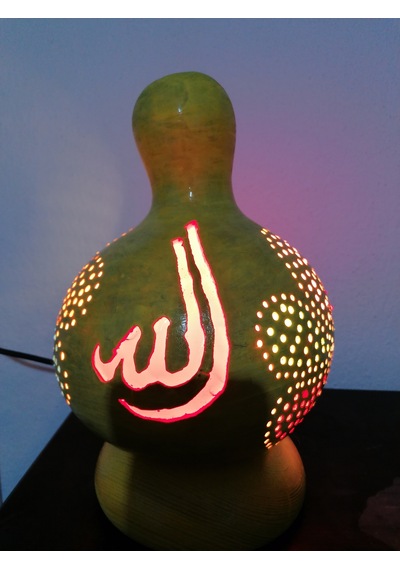 Allah-muhammed Kabak Abajur Sarı