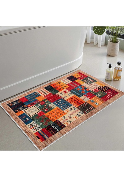 Monnhein 2'li Set Banyo Paspası, Yumuşak Banyo Halısı, Kaymaz Dot 40 x 60