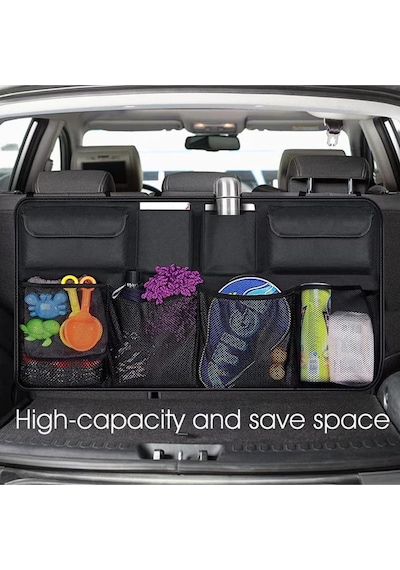 8 Cepli Araç Bagaj Düzenleyici Çanta Organizer Araba Çantası Otom