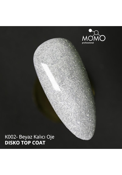 Momo Professional Undefined Kalıcı Oje İçin Disko Efekt Top Coat 10 Ml