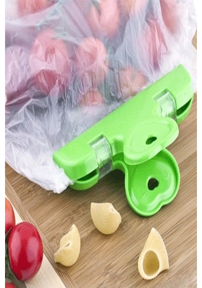 Pratik Poşet Klipsi 2li Set Plastik Beyaz Diğer
