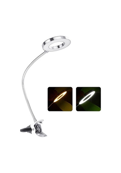 Nikula-8x Büyütmeli Mandallı, Usb Girişli Masa Lambalı, Okuma Ve Güzellik Salon İçin Büyüteç 2088a