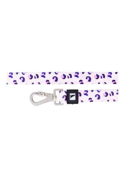Patterned Recycled Hands Free Leash Pembe - Pudra
