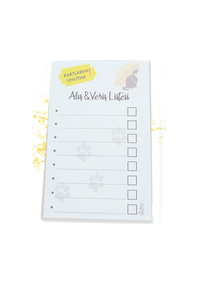Magnet Alışveriş Listesi (50 Adet) Koala Desenli
