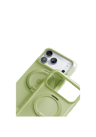 Torras Apple iPhone 17 Pro / 18 Pro Uyumlu Ostand R Air Magsafe Kapak Yeşil