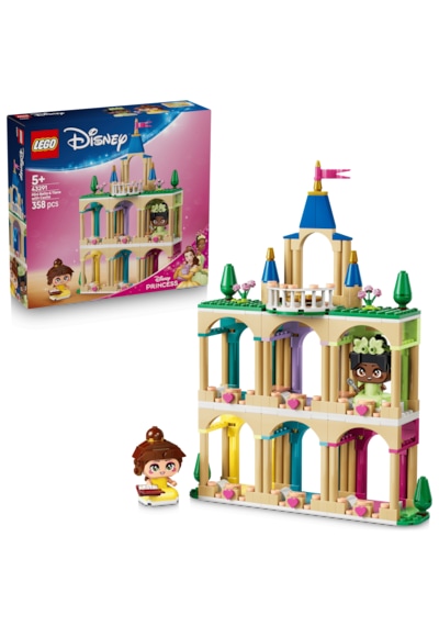 LEGO® ǀ Disney Princess Şato ile Mini Belle ve Tiana 43291 – 5 Yaş ve Üzeri için Aksesuarlar İçeren Oyuncak Yapım Seti (358 Parça)
