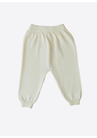 Kitikate Organik Bono Triko Pantolon Natural Krem