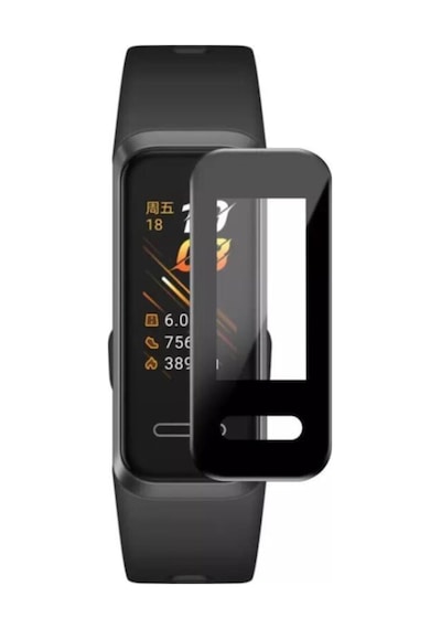 Bufalo Huawei Band 4 Ekran Koruyucu 3D Kavisli PMMA Nano Siyah Çe