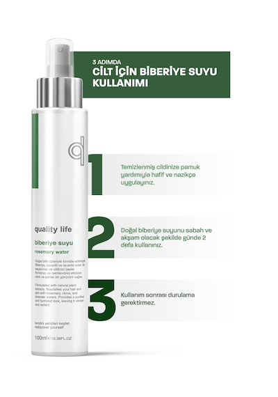 Quality Life Saf Biberiye Suyu 100 ML