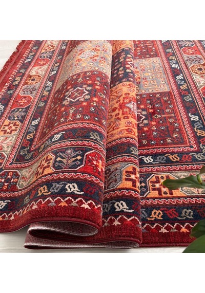 Andromeda Halı Artline Serisi 0l406c Salon Oturma Yatak Odası Halısı Kırmızı
