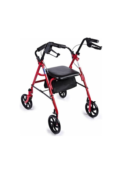 Comfort Plus Rolatör 4 Tekerlekli 130 Kg Kapasiteli Yürüteç