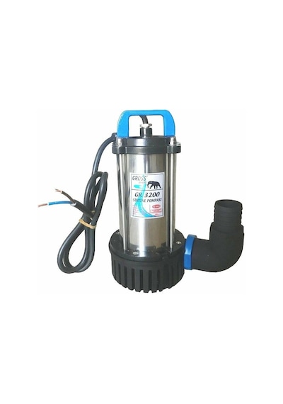Gross 24 Volt Sintine Dalgıç Krom Pompası Gr3200 Süt Mazot Yağ Su