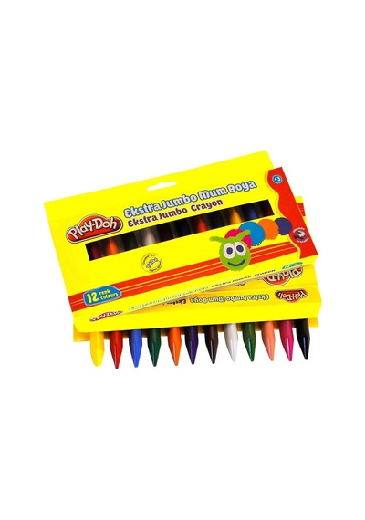 Extra Jumbo Crayon 12 Renk Seti Çocuklar İçin Diğer