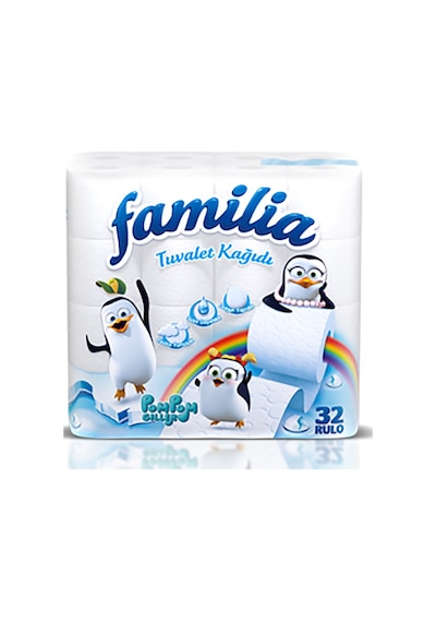 Familia Pompom Giller Tuvalet Kağıdı 32 Rulo