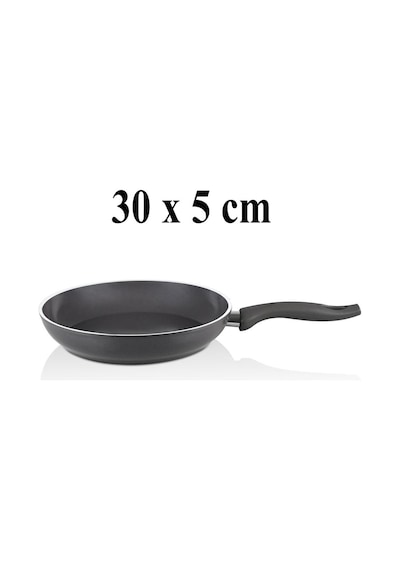 Falez Seramik Tencere Tava Seti 30 Cm Tava Ve Karnıyarık + 24 Cm Derin Tencere Füme