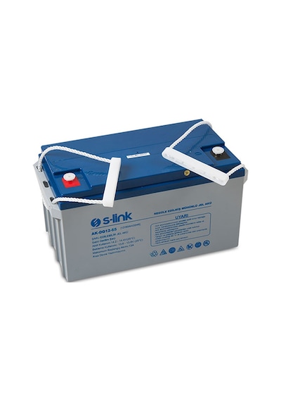 S-Link Ak-dg12-65 12v 65ah Nano Silikon Jel Akü