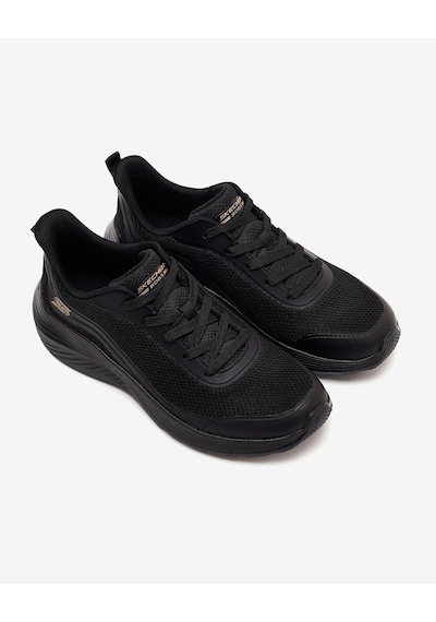 Skechers Bobs Squad Waves Kadın Siyah Günlük Ayakkabı 117483 Bbk Siyah