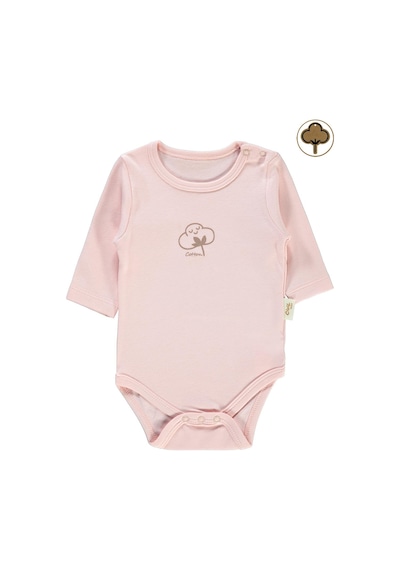 Civil Baby Bebek Organik Çıtçıtlı Badi 0-18 Ay Pembe 14330R020SS1-1 Pembe