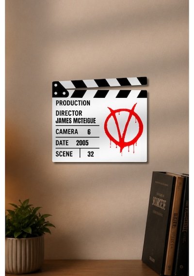 Klaket Tablo / Duvar Dekoru - V For Vendetta
