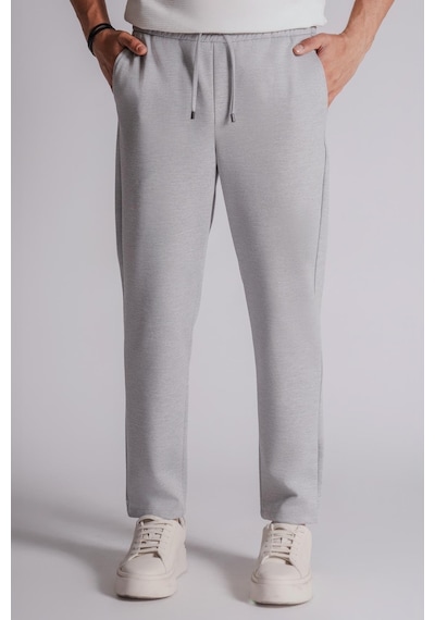 Braccas Erkek Yandan Cepli Beli Lastikli Relaxed Fit Jogger Pantolon Lacivert Gri