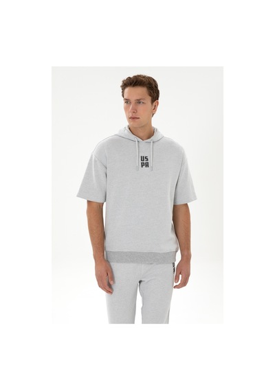 U.S. Polo Assn. U.s. Polo Assn. Erkek Gri Melanj Sweatshirt 50320030-vr086
