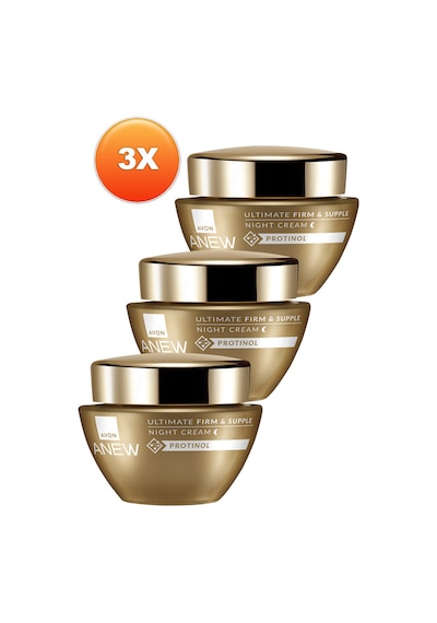 Avon Anew Ultimate Firm & Supple Gece Kremi 3 x 50 ML
