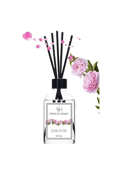 Vivaldi Home Şakayık Çiçeği Çubuklu Oda Kokusu Esansiyel Uçucu Yağ 100 ML