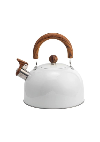 Valkyrie 3l Düdüklü Kettle Su Isıtıcı Çaydanlık Paslanmaz Çelik Yüksek Islıklı Beyaz Beyaz
