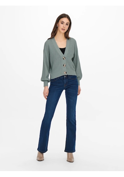 Jdy Jdyjusty L/s Short Cardigan Knt Noos Kadın Hırka 15200418 Yeşil