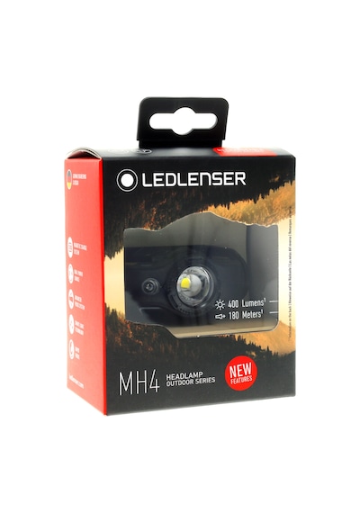 Led Lenser Mh4 Black Kafa Feneri Çok Renkli