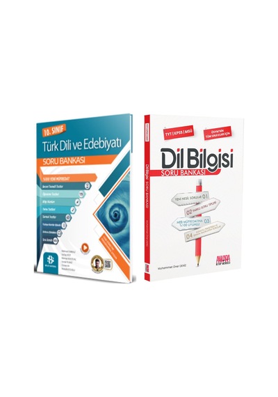 Bilgi Sarmal 10. Sınıf Türk Dili Ve Edebiyatı Ve Akm Kitap Dil Bilgisi Soru Bankası Seti 2 Kitap