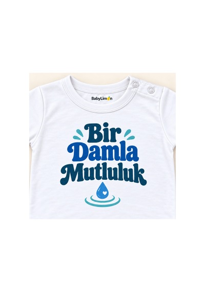 Babylimon Bir Damla Mutluluk Beyaz Kısa Kollu Çıtçıtlı Bebek Zıbını Beyaz - Bir Damla Mutluluk - 928161944 Beyaz - Bir Damla Mutluluk Babylimon Bir Damla Mutluluk Beyaz Kısa Kollu Çıtçıtlı Bebek Zıbını Beyaz - Bir Damla Mutluluk - 928161944 Beyaz - Bir Damla Mutluluk