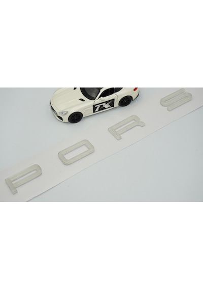 Dk Tuning Porsche Bagaj Şeffaf Renk Yazı Logo Arma -