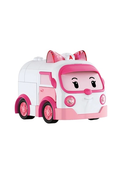 Polı Mrt-687 Robocar Poli Büyük Transforming Robot Amber Sesli Ve Işıklı