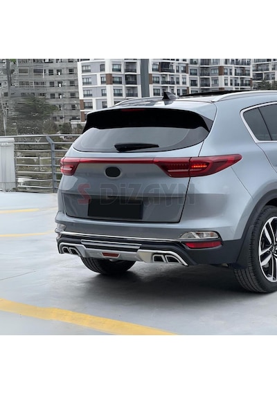 S-dizayn Kia Sportage Ön Ve Arka Tampon Koruma Difüzör Seti 2019-2021 A+ Kalite