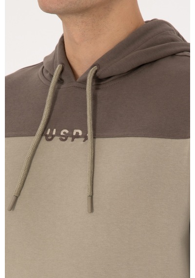 U.s. Polo Assn. Erkek Vizon Sweatshirt 50315453-vr052 Vızon