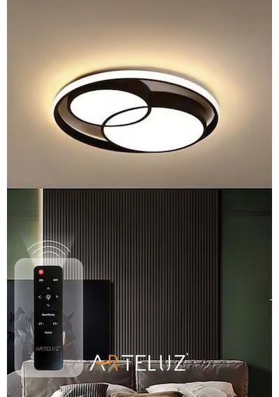 Arteluz Modern Çift Yuvarlak Led Avize