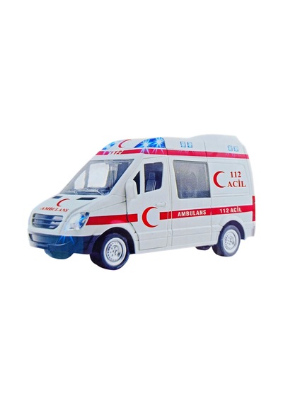 Uzaktan Kumandalı Full Fonksiyon Ambulans Işıklı 17 Cm Ambulans