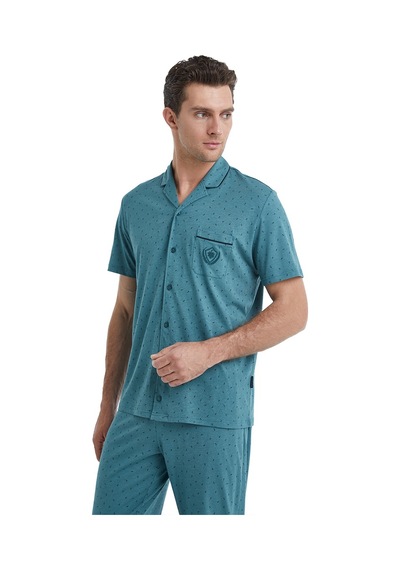 Blackspade Erkek Pijama Takımı 40461 - Yeşil
