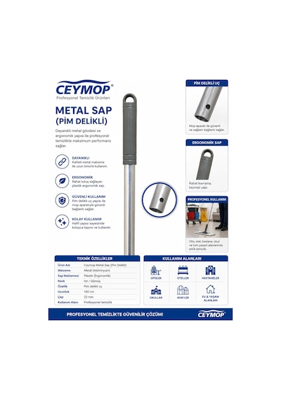 Ceymop Metal Sap Pim Delikli