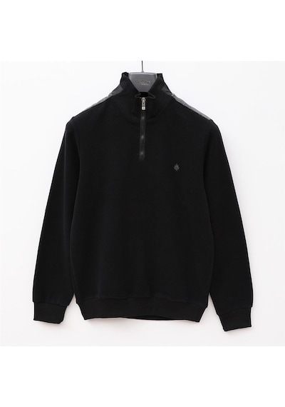 Dio Rise Erkek Uzun Kol İnce Sweatshirt - Pps-4205 - Siyah Siyah