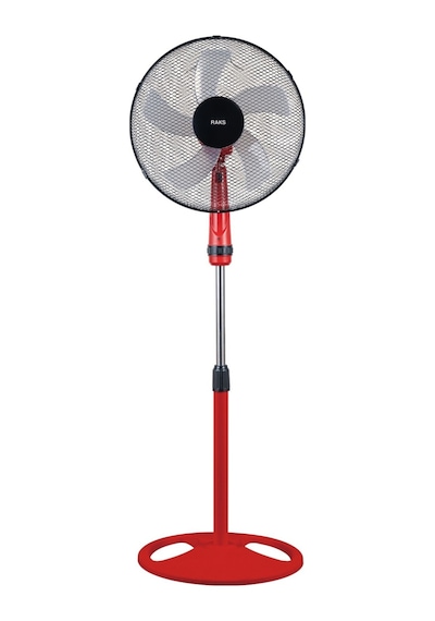 Raks Sf 16 Eco Kırmızı Salınım Özellikli Ayaklı Vantilatör 50w