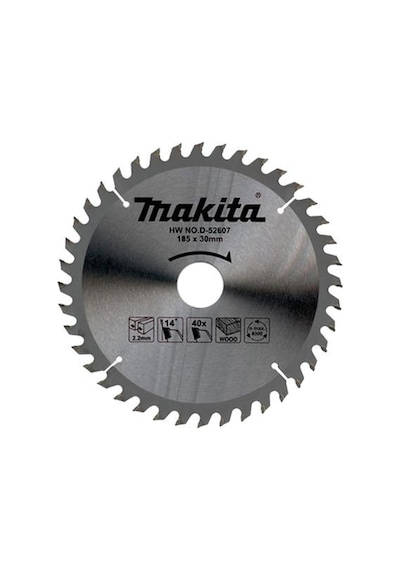 Makıta D-52607 Daire Testere 185Mm x 40 Diş