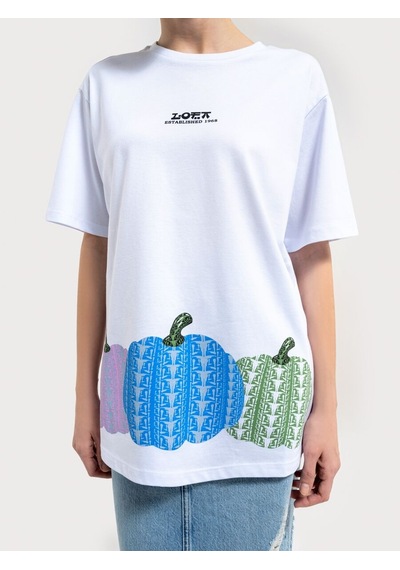LOFT Oversize Kadın Tshirt K.kol Lf2036293 Q1.v1 Beyaz