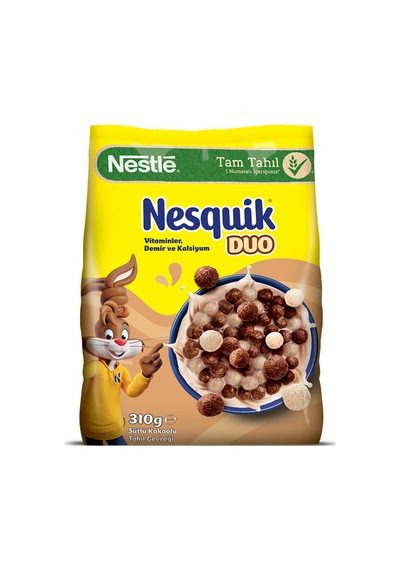 Nestle Nesquik Duo Sütlü Kakaolu Buğday Ve Mısır Gevreği 310 G 7'li Avantaj Paketi Mıchu