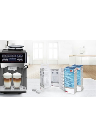 Kahve Espresso Makinesi 10 Lu Temiz.Tableti + 6 Lı Kireç Çözücüsü