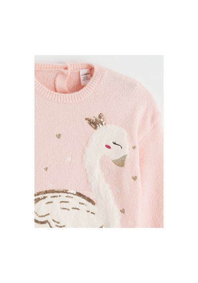 LC Waikiki Alıta Cıty Farkıyla Lcw Kids Pembe Kuğu Desenli Kız Çocuk Triko Kazak Pembe - 925577765 Pembe LC Waikiki Alıta Cıty Farkıyla Lcw Kids Pembe Kuğu Desenli Kız Çocuk Triko Kazak Pembe - 925577765 Pembe